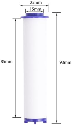 NATTCO Handheld Shower Head Filter Replacement with 51020Pcs PP Cotton Cartridge