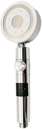 NATTCO Handheld Showerhead 5 Modes Key Stop Pressure Saving Filter