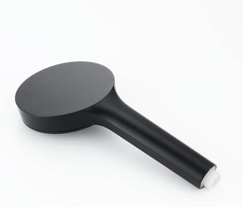 UWEREBFM Handheld Shower Head 3-Function Detachable High Pressure Adjustable Black