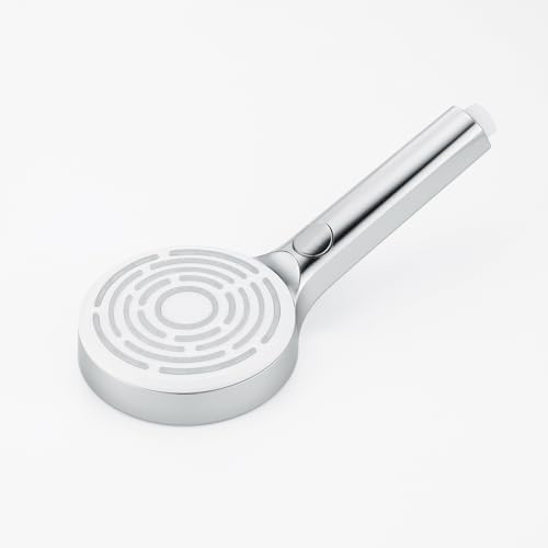 3-Function Detachable Handheld Shower Head with High Pressure Black