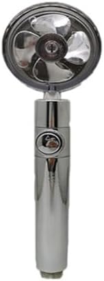 NATTCO Handheld Turbo Fan Showerhead with 5 Filters