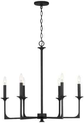 Capital Lighting Clint Bold Metal Candle Chandelier