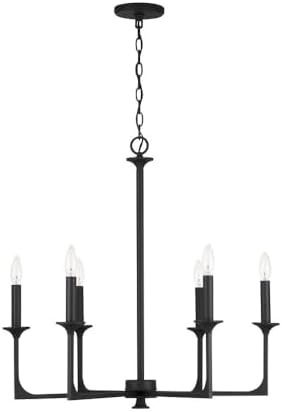 Capital Lighting Clint Bold Metal Candle Chandelier