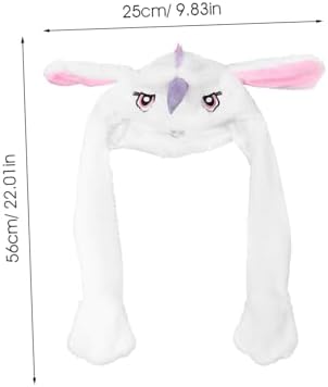 Plush Hat with Moving Ears for Kids and Adults
