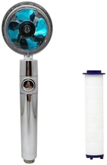 NATTCO High Pressure Handheld Shower Head With Hose Detachable 6 Spray Nozzle
