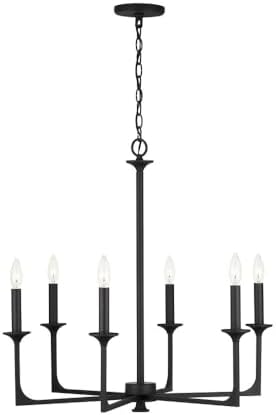 Capital Lighting Clint Bold Metal Candle Chandelier