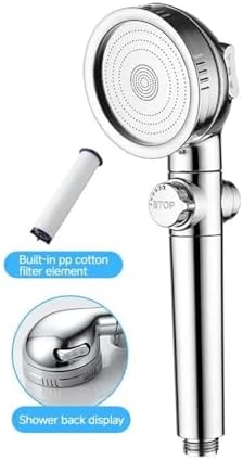 NATTCO High Pressure Adjustable Shower Head Filter Nozzle