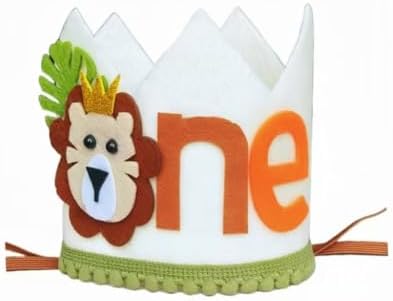 Jungle Safari Wild One Birthday Hat for Boys