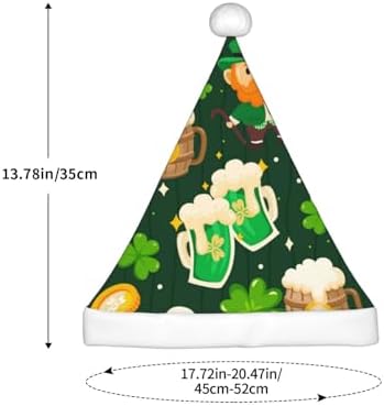St Patricks Day 10 Santa Hats for Kids Christmas Party Headwear