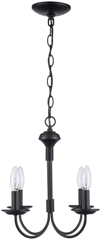 Trans Globe Lighting 9014 BK Candle Chandelier