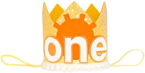 1st Birthday Boho Sunshine Baby Crown Hat