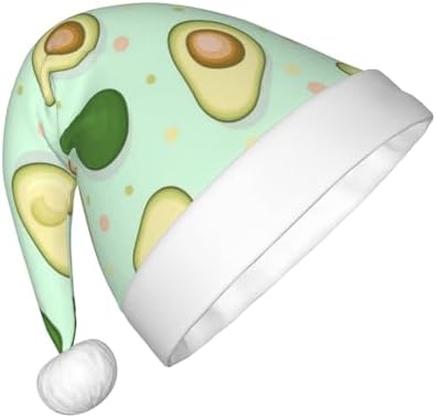 Avocado Santa Hat for Kids Christmas Party Headwear