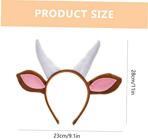 LIFKOME Goat Costume Headband for Kids and Parties