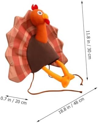 Operitacx Thanksgiving Turkey Hat for Parties and Costume Events