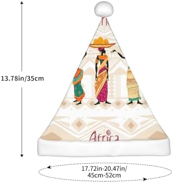 Beautiful African Woman Santa Hat for Kids Baby Christmas Headwear