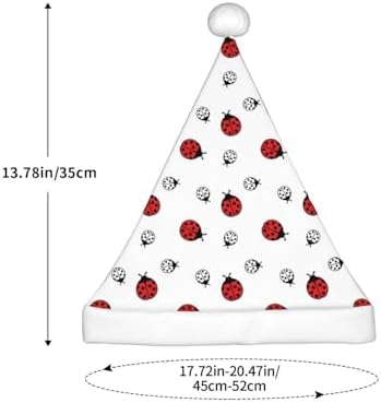 Salelf Ladybug Santa Hat for Kids Christmas Party