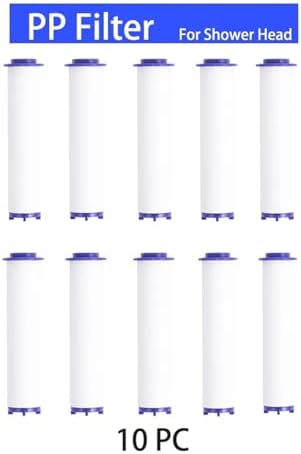 NATTCO Handheld Shower Head Filter Replacement with 51020Pcs PP Cotton Cartridge