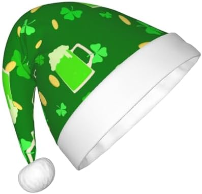 St Patricks Day Santa Hat for Kids Christmas Party Hat
