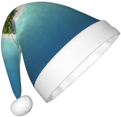 Heart-Shape Paradise Island Santa Hat for Kids
