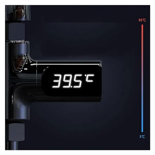 NATTCO Shower Head with Thermometer for Accurate Water Temperature