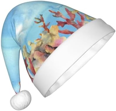 Sea and Fish Santa Hat for Kids Christmas Party Headwear