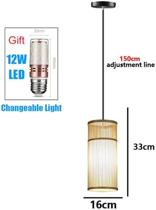 Modern Hand Woven Chandelier Pendant Light for Bedroom and Dining