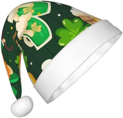 St Patricks Day 10 Santa Hats for Kids Christmas Party Headwear