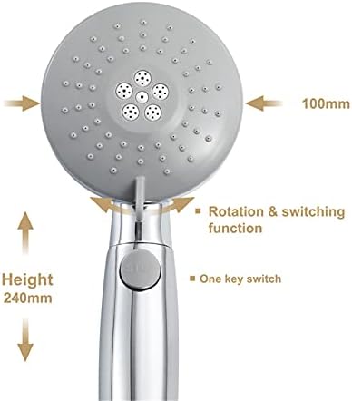 High Pressure Handheld Shower Head with 3 Spray Modes