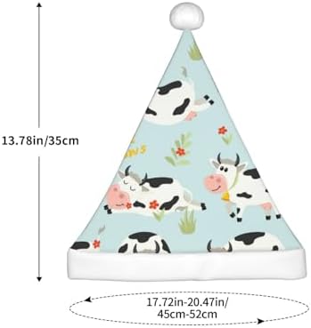 Cute Cows Santa Hat Kids Christmas Hat for Party
