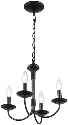 Trans Globe Lighting 9014 BK Candle Chandelier