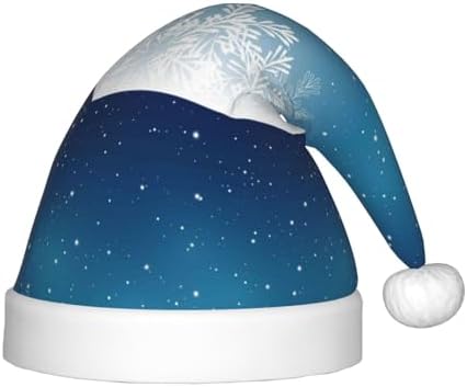 Christmas Snowflakes Santa Hat for Kids and Babies