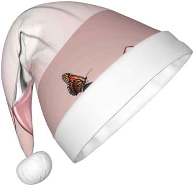 Christmas Santa Hat for Kids Baby High Heel Shoes Butterfly Party Hat