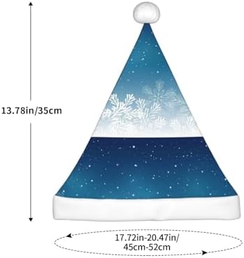Christmas Snowflakes Santa Hat for Kids and Babies