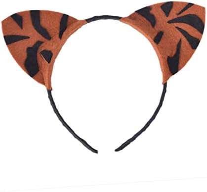 4pcs Animal Headband with Lion Tiger Elephant Monkey Designs