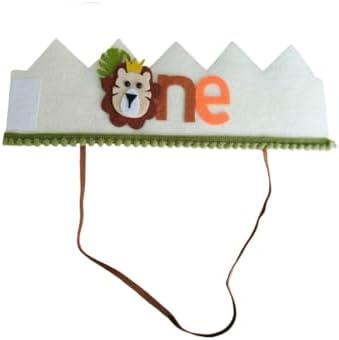 Jungle Safari Wild One Birthday Hat for Boys