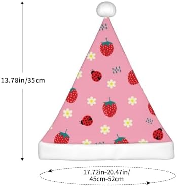 Strawberry Ladybugs Santa Hat for Kids Baby Christmas Hat