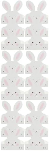 LOGOFUN 18 Pcs Easter Paper Crowns for Girls Women Birthday Party Headwear