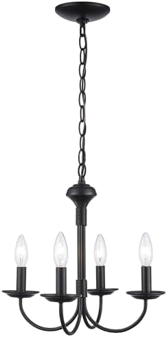 Trans Globe Lighting 9014 BK Candle Chandelier