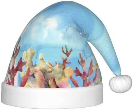 Sea and Fish Santa Hat for Kids Christmas Party Headwear