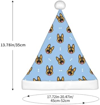 German Shepherd Santa Hat for Kids Baby Christmas Headwear