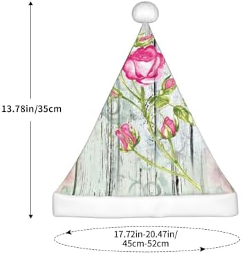 Vintage Wood Santa Hat for Kids Baby Christmas Headwear