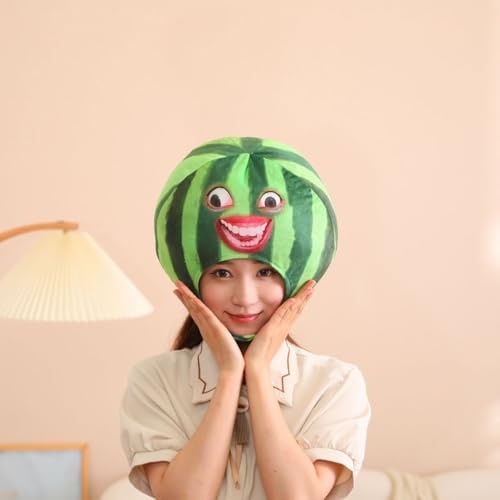 LOGOFUN Funny Watermelon Plush Cap for Kids
