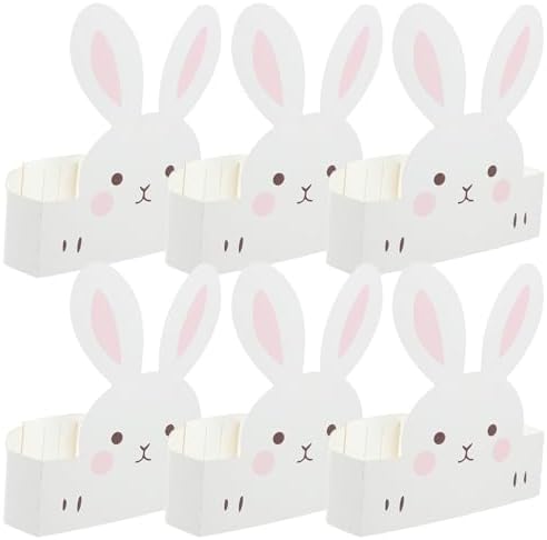 LOGOFUN 18 Pcs Easter Paper Crowns for Girls Women Birthday Party Headwear
