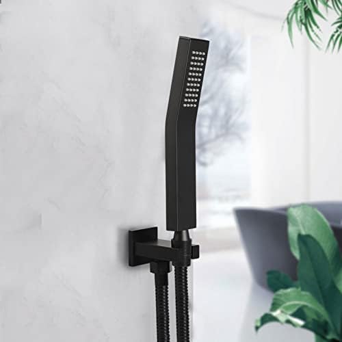 G12in Pressurized Handheld Shower Head with Silicwater Outlet and Insulated Liner
