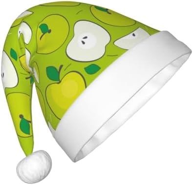 Green Apple Santa Hat for Kids Christmas Party Headwear