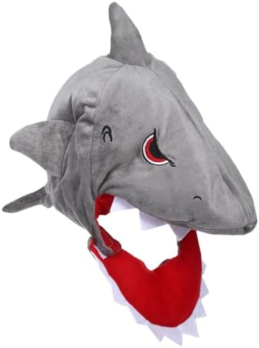 SAFIGLE Grey Plush Shark Hat for Kids