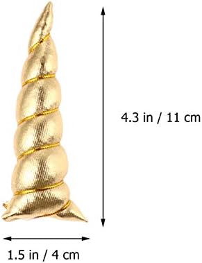 NUOBESTY 10pcs Unicorn Horn DIY Headband Party Accessory