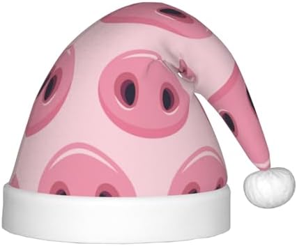 Pig Nose Santa Hat for Kids Christmas Party