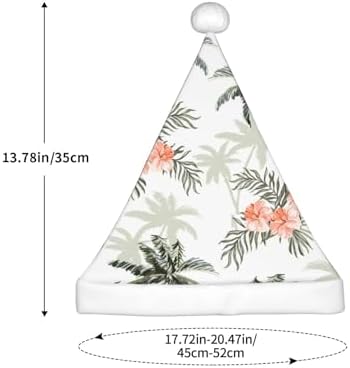 Vintage Palm Trees Santa Hat for Kids Baby