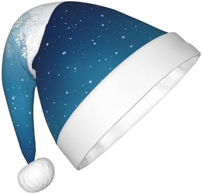 Christmas Snowflakes Santa Hat for Kids and Babies